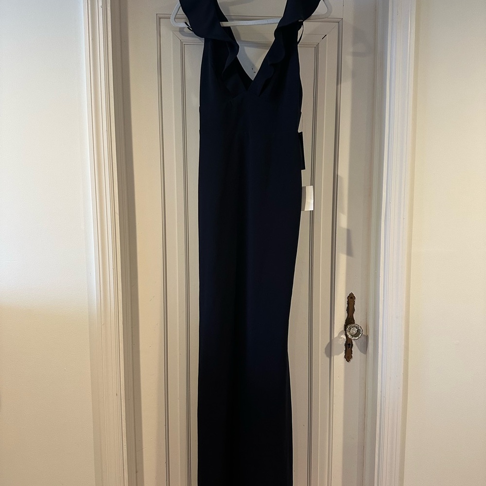 Lulu's Deep Blue Maxi Dress